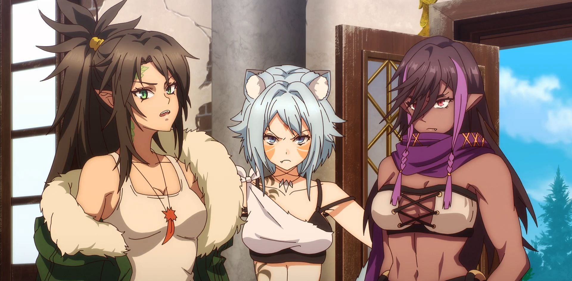 Zophia, Lynga, and Loewe as seen in The Brilliant Healer's New Life in the Shadows (Image via Makaria)